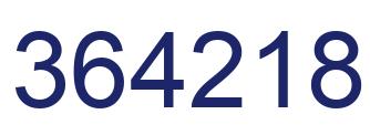 Número 364218 imagen azul