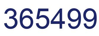Número 365499 imagen azul