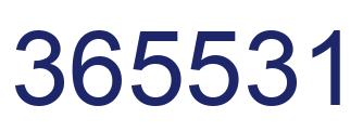 Número 365531 imagen azul