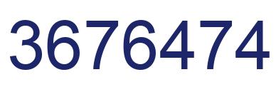 Número 3676474 imagen azul