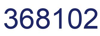 Número 368102 imagen azul