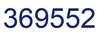 Number 369552 blue image