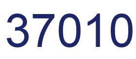 Number 37010 blue image