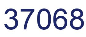 Número 37068 imagen azul