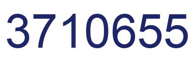 Number 3710655 blue image