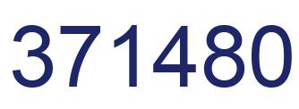 Number 371480 blue image