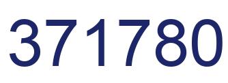 Number 371780 blue image