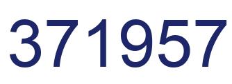 Number 371957 blue image