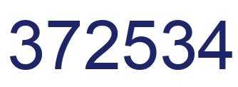 Número 372534 imagen azul