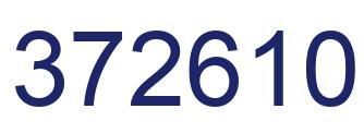 Number 372610 blue image