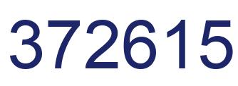 Number 372615 blue image