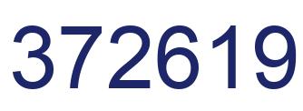 Number 372619 blue image