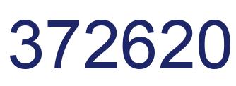 Number 372620 blue image