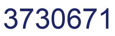 Number 3730671 blue image