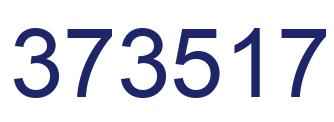Number 373517 blue image