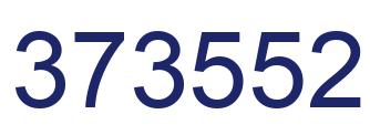 Number 373552 blue image
