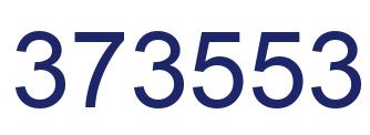 Number 373553 blue image