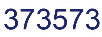 Number 373573 blue image