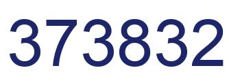 Number 373832 blue image