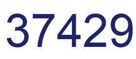 Número 37429 imagen azul