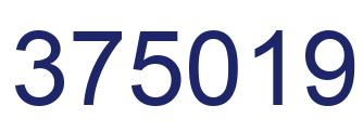 Number 375019 blue image