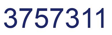 Número 3757311 imagen azul