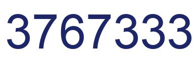 Número 3767333 imagen azul