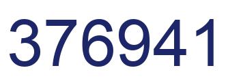 Number 376941 blue image