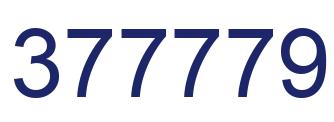 Número 377779 imagen azul
