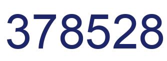 Número 378528 imagen azul