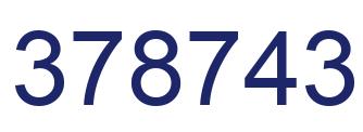 Número 378743 imagen azul