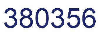 Número 380356 imagen azul