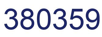 Número 380359 imagen azul