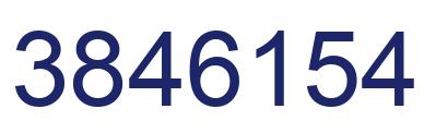 Number 3846154 blue image