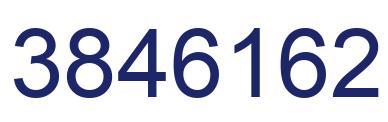 Number 3846162 blue image