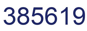 Number 385619 blue image
