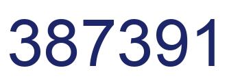 Número 387391 imagen azul