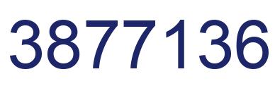 Número 3877136 imagen azul