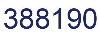 Número 388190 imagen azul