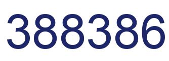 Number 388386 blue image