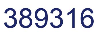 Number 389316 blue image