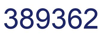 Number 389362 blue image