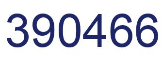 Number 390466 blue image