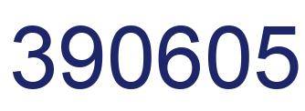 Number 390605 blue image