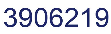 Number 3906219 blue image
