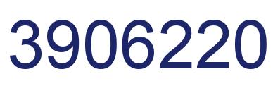 Number 3906220 blue image