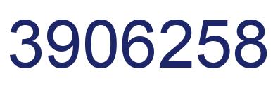 Number 3906258 blue image
