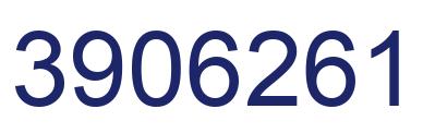 Number 3906261 blue image