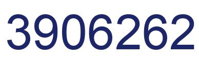 Number 3906262 blue image