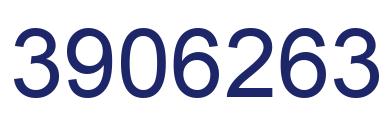 Number 3906263 blue image